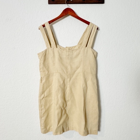 NICHOLAS Linen Button Front Dress - Picture 5 of 8